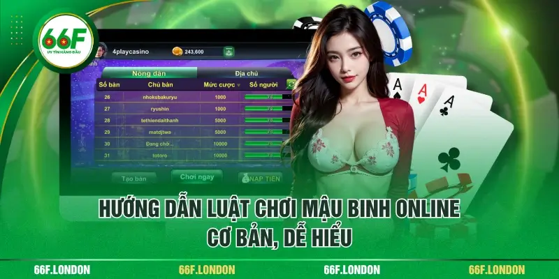 Mậu Binh Online - Hướng Dẫn Cách Chơi Và Tính Tiền Thắng - TEBAJO